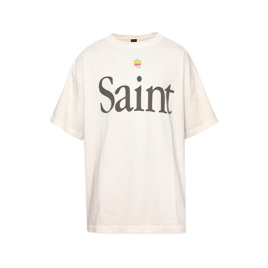 Saint Michael Heart Apple T-shirt