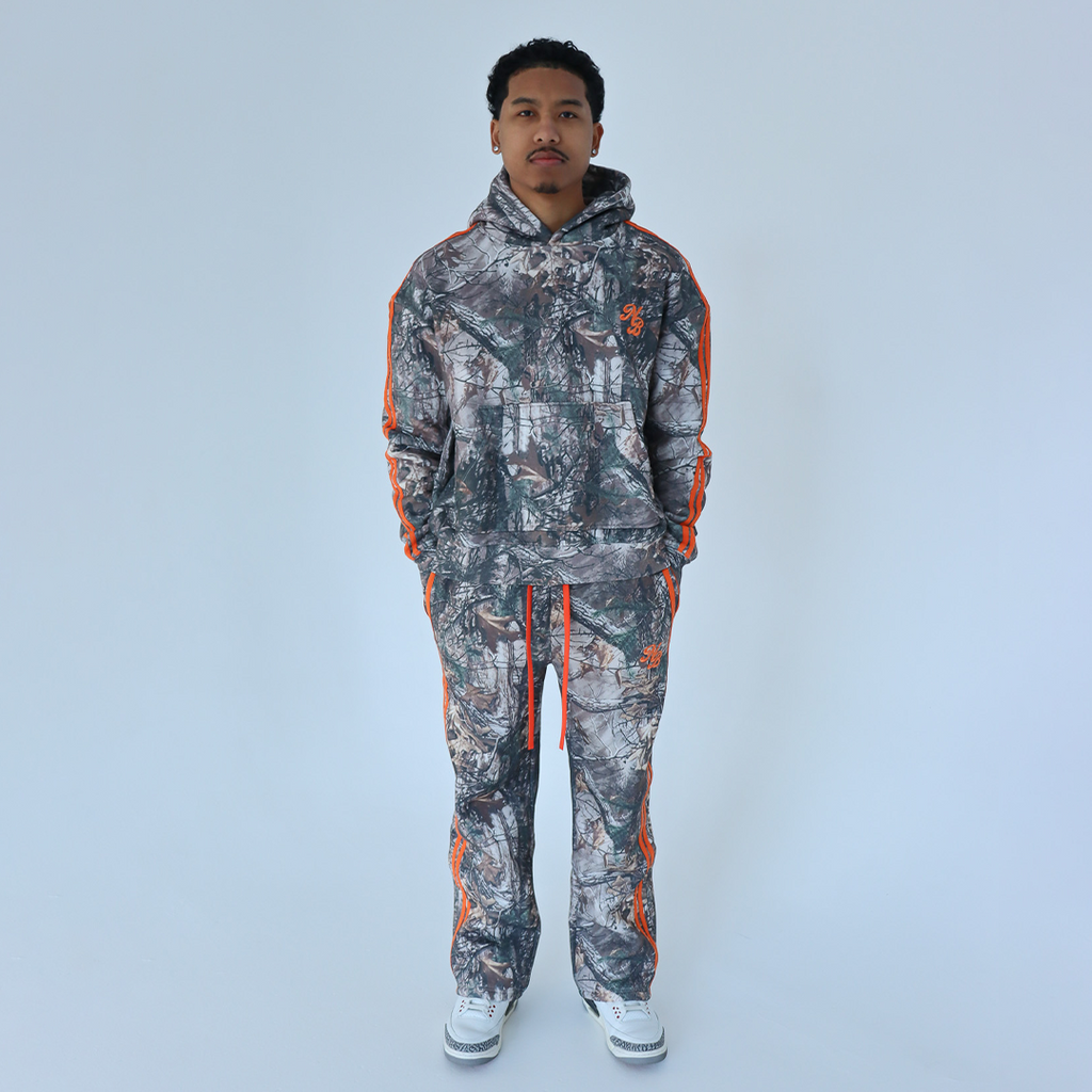 Lässiger Camouflage-Kapuzenpullover